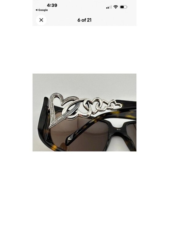 Brighton You Gotta Have Heart Sunglasses Tortoise NWOT heart themed design. main image 8